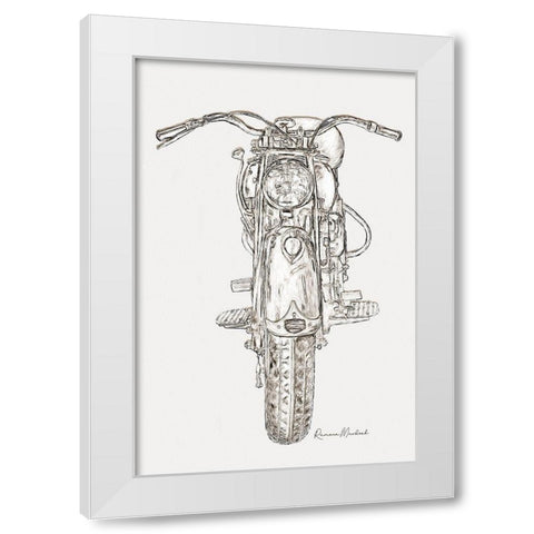 Upstanding Cycle II White Modern Wood Framed Art Print by Murdock, Ramona