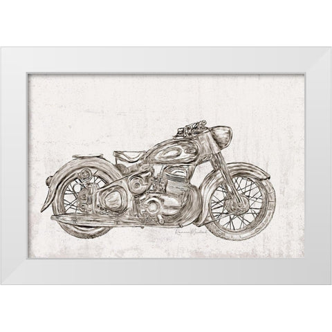 Sweet Ride No. 1 White Modern Wood Framed Art Print by Murdock, Ramona