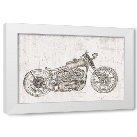 Sweet Ride No. 3 White Modern Wood Framed Art Print by Murdock, Ramona