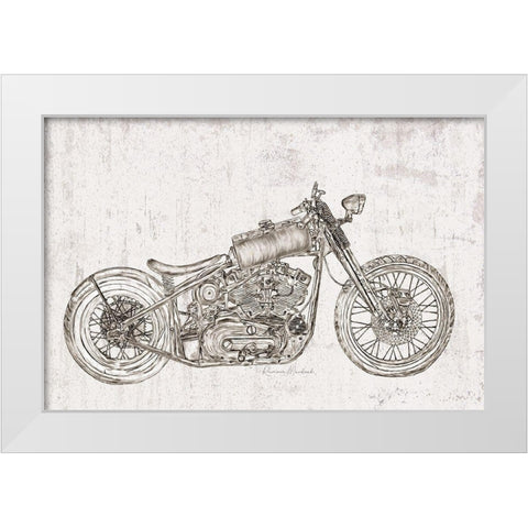 Sweet Ride No. 3 White Modern Wood Framed Art Print by Murdock, Ramona
