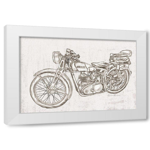 Sweet Ride No. 4 White Modern Wood Framed Art Print by Murdock, Ramona