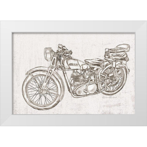 Sweet Ride No. 4 White Modern Wood Framed Art Print by Murdock, Ramona
