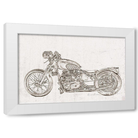Sweet Ride No. 5 White Modern Wood Framed Art Print by Murdock, Ramona