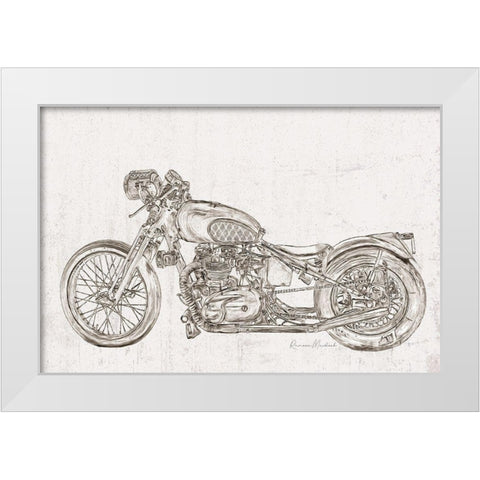 Sweet Ride No. 5 White Modern Wood Framed Art Print by Murdock, Ramona