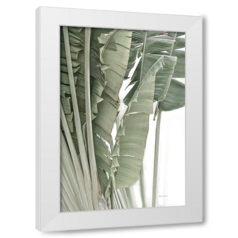 Banana Branch IV White Modern Wood Framed Art Print by Murdock, Ramona