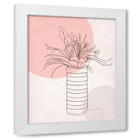 Spotlight on Vase I White Modern Wood Framed Art Print by Murdock, Ramona