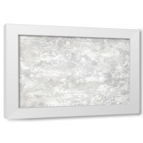 Frosty Abstract II White Modern Wood Framed Art Print by Murdock, Ramona