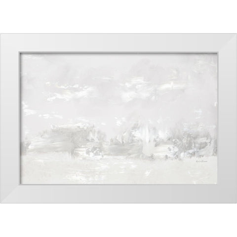 Neutral Abstract I White Modern Wood Framed Art Print by Murdock, Ramona