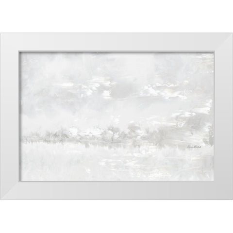 Neutral Abstract III White Modern Wood Framed Art Print by Murdock, Ramona