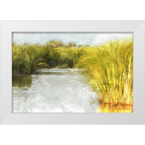 Marshy Wetlands No. 2 White Modern Wood Framed Art Print by Murdock, Ramona