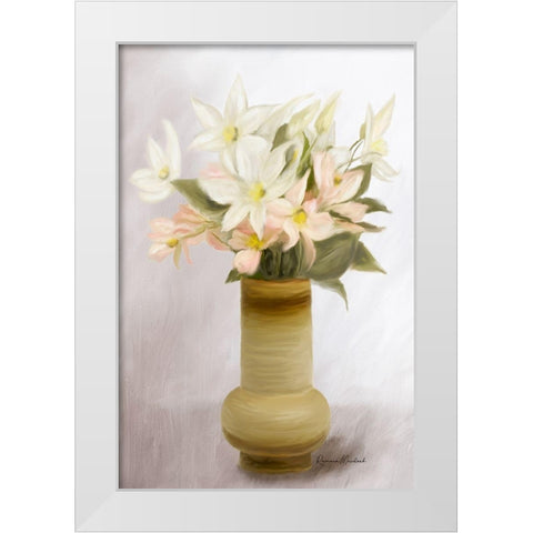 Autumn Glory White Modern Wood Framed Art Print by Murdock, Ramona