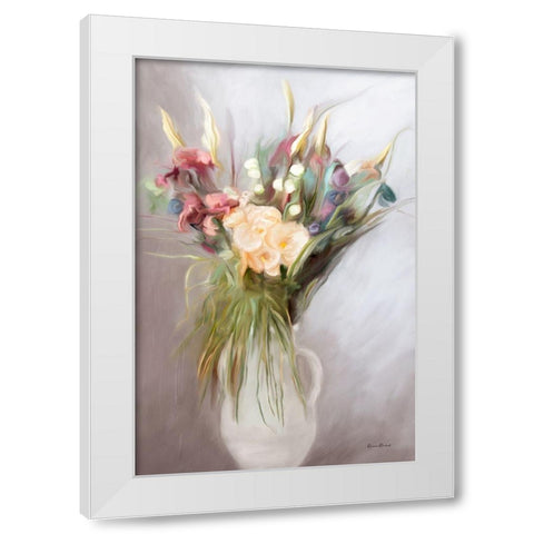 Ode to Autumn White Modern Wood Framed Art Print by Murdock, Ramona