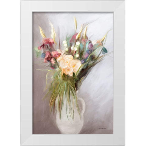 Ode to Autumn White Modern Wood Framed Art Print by Murdock, Ramona