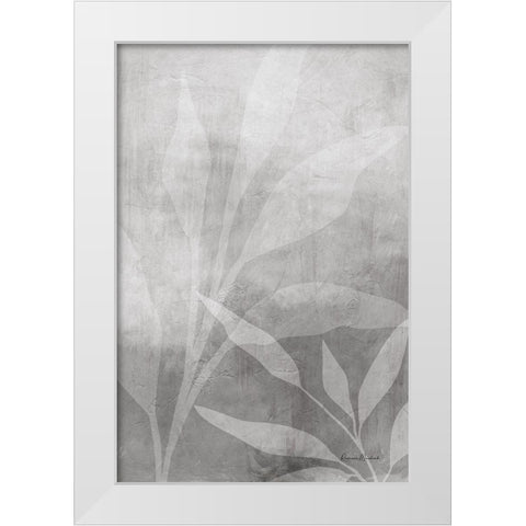 Leafy Parts No. 2 White Modern Wood Framed Art Print by Murdock, Ramona