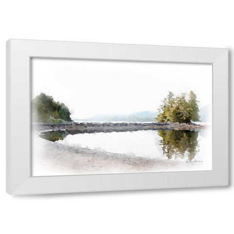 Ketchikan Bay II White Modern Wood Framed Art Print by Murdock, Ramona