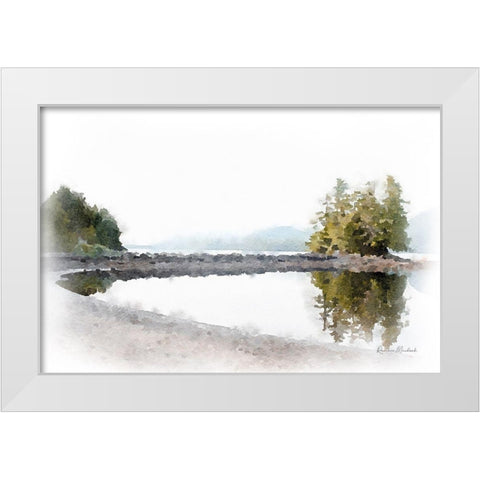 Ketchikan Bay II White Modern Wood Framed Art Print by Murdock, Ramona
