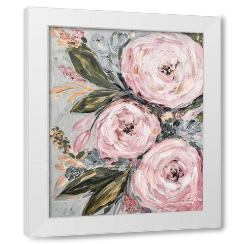 Garden Glories No. 1 White Modern Wood Framed Art Print by Murdock, Ramona