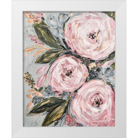 Garden Glories No. 1 White Modern Wood Framed Art Print by Murdock, Ramona