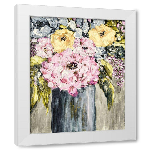 Garden Glories No. 5 White Modern Wood Framed Art Print by Murdock, Ramona
