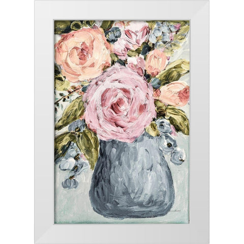 Garden Glories No. 8 White Modern Wood Framed Art Print by Murdock, Ramona