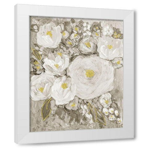 Glitter Garden No. 2 White Modern Wood Framed Art Print by Murdock, Ramona