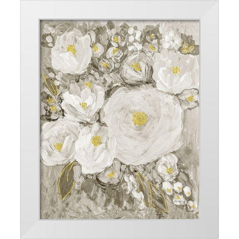 Glitter Garden No. 2 White Modern Wood Framed Art Print by Murdock, Ramona