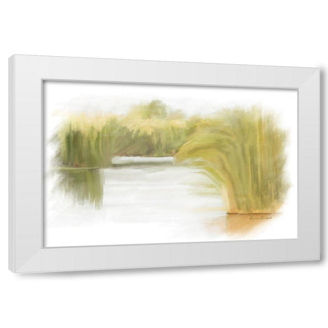Marshy Wetlands II White Modern Wood Framed Art Print by Murdock, Ramona