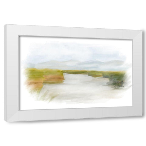 Marshy Wetlands III White Modern Wood Framed Art Print by Murdock, Ramona