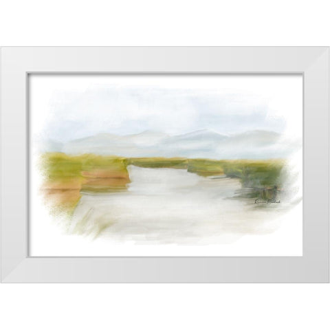 Marshy Wetlands III White Modern Wood Framed Art Print by Murdock, Ramona