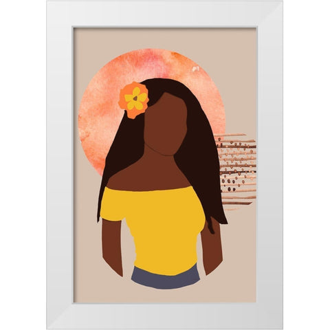 Sunset Beauty White Modern Wood Framed Art Print by Murdock, Ramona