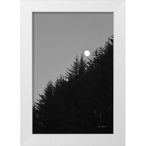 Piney Mountain White Modern Wood Framed Art Print by Murdock, Ramona