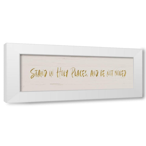 Holy Places White Modern Wood Framed Art Print by Murdock, Ramona