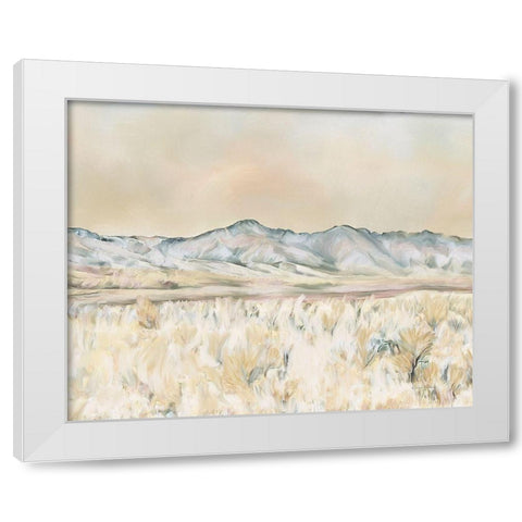 Technicolor Desert White Modern Wood Framed Art Print by Murdock, Ramona