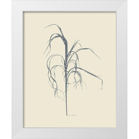 Dried Grasses I White Modern Wood Framed Art Print by Murdock, Ramona
