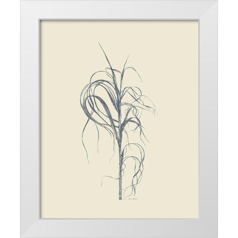 Dried Grasses IV White Modern Wood Framed Art Print by Murdock, Ramona