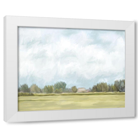 A Peaceful Place White Modern Wood Framed Art Print by Murdock, Ramona