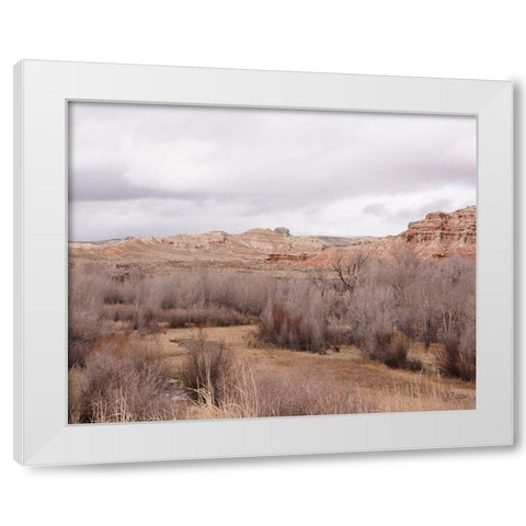Wyoming Wilderness No. 5 White Modern Wood Framed Art Print by Murdock, Ramona