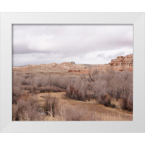 Wyoming Wilderness No. 5 White Modern Wood Framed Art Print by Murdock, Ramona