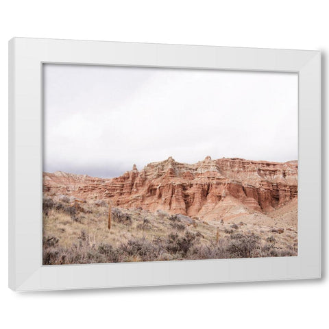 Wyoming Wilderness No. 6 White Modern Wood Framed Art Print by Murdock, Ramona