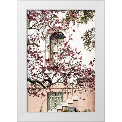 Charleston Spring Blossoms White Modern Wood Framed Art Print by Murdock, Ramona