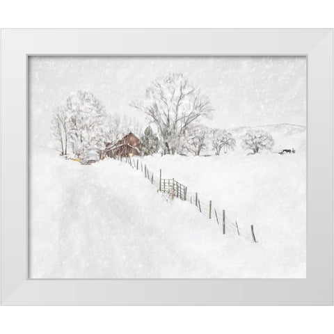 Winter Wonderland I White Modern Wood Framed Art Print by Murdock, Ramona