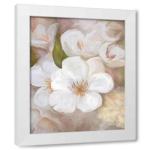 Tranquility White II White Modern Wood Framed Art Print by Murdock, Ramona