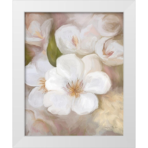 Tranquility White II White Modern Wood Framed Art Print by Murdock, Ramona