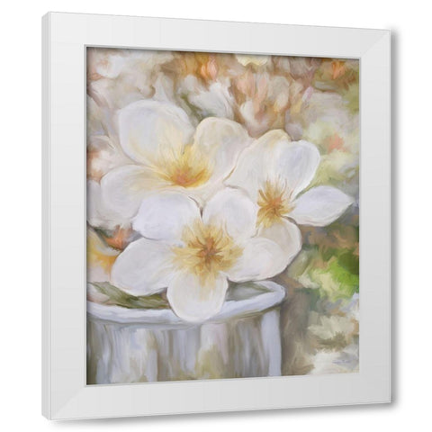 Tranquility White III White Modern Wood Framed Art Print by Murdock, Ramona