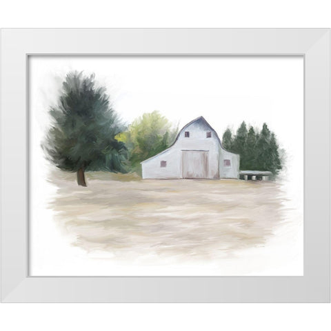 Urban Barn White Modern Wood Framed Art Print by Murdock, Ramona