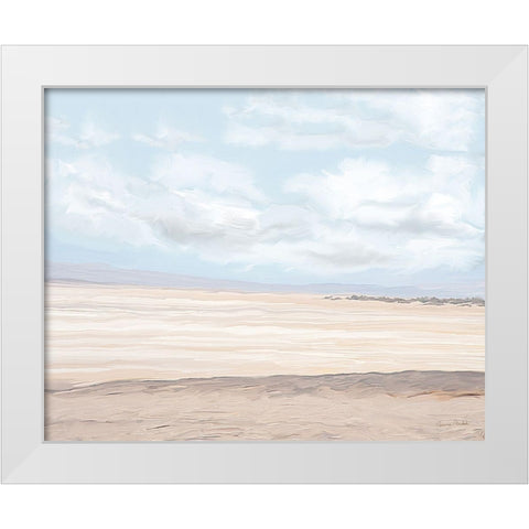 Desolate Land White Modern Wood Framed Art Print by Murdock, Ramona