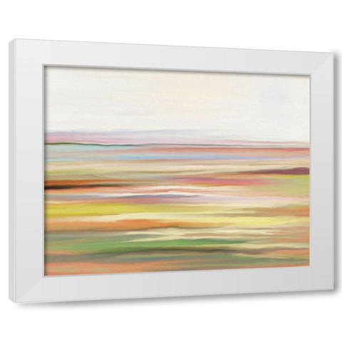SubStrata III White Modern Wood Framed Art Print by Murdock, Ramona
