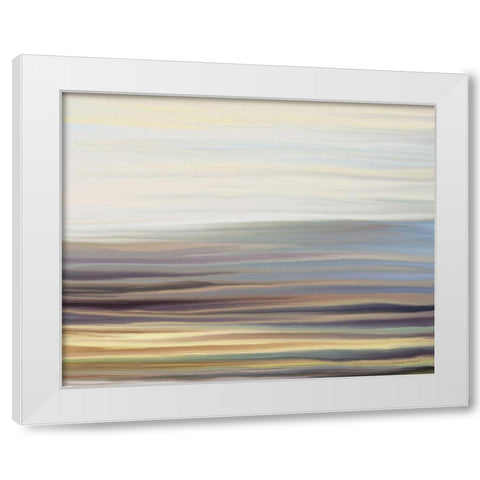 SubStrata II White Modern Wood Framed Art Print by Murdock, Ramona