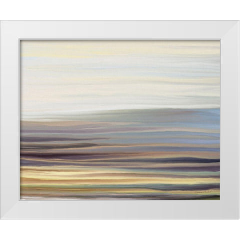 SubStrata II White Modern Wood Framed Art Print by Murdock, Ramona