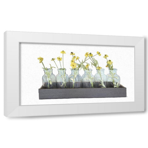 Box of Daisies White Modern Wood Framed Art Print by Murdock, Ramona